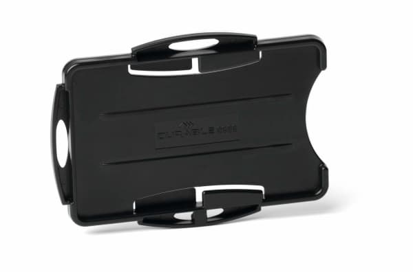 DURABLE ECO - Kortholder - for 54 x 87 mm - klips, taljerep - grå
