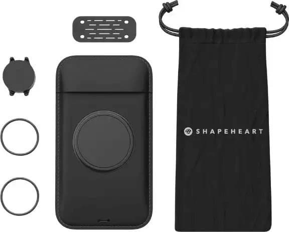 Shapeheart ohjaustangon puhelinsuoja polkupyörään, moottoripyörään, skootteriin SHAPEHEART BIKE AMZ koko M &lt; 14,7 cm (UUSI)