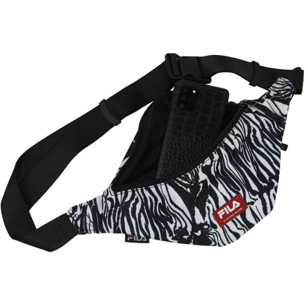 Fila Bago Animal Badge Waistbag FBU0007-13021, Unisex, Axelväska, vit