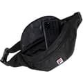 Miniatyrbild 2 av 2: Fila Bissau Coated Canvas Double Zipper Waist Bag FBU0010-80009, Unisex, Axelväska, svart