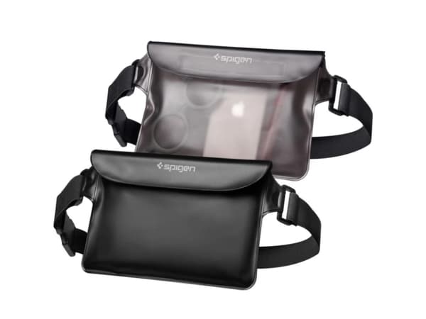 Spigen A620, Vattensportaktivitet, Universal, Svart, Transparent, Syntetisk, IPX8