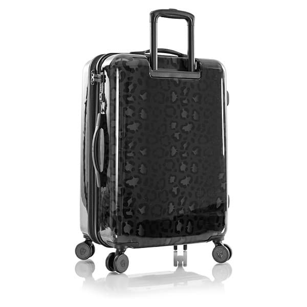Heys Sort Leopard Fashion Spinner rejsekuffert, 66cm