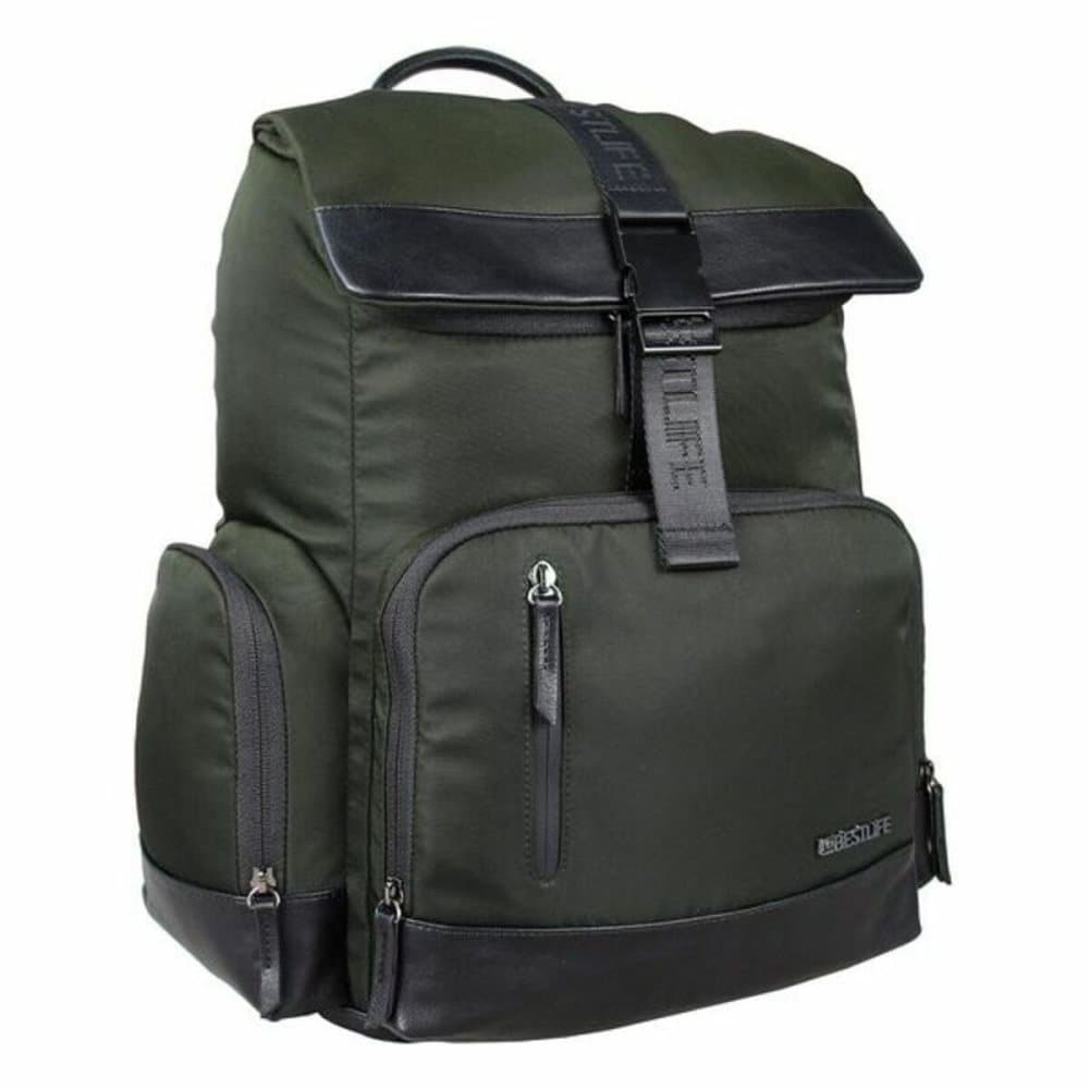 Laptopryggsäck Bestlife Viena 14,1" Grön