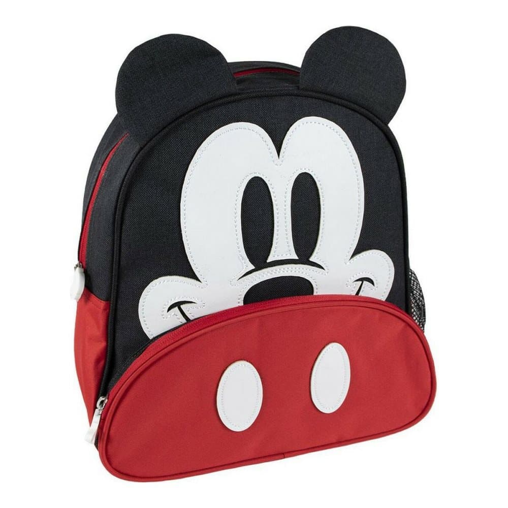 School Bag Mickey Mouse Red (25,5 x 30 x 10 cm)