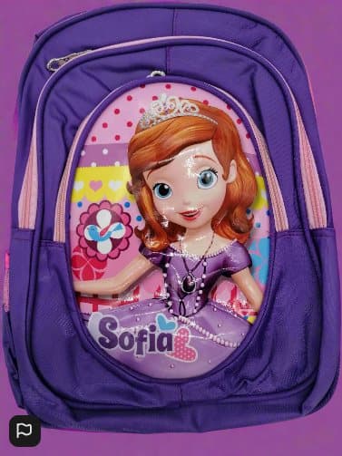 Childrens Bag Sofia The First 3D  Purple