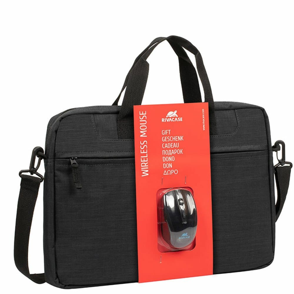 Laptopväska Rivacase Bundle Svart 15''