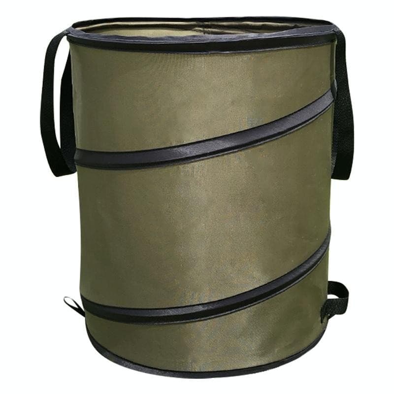 Pop-Up Outdoor Trash Can Lawn Garden Portable Leaves Garbage Bag, Size: S