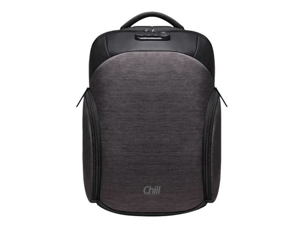 Chill Stealth Stöldskyddad 15.6” Ryggsäck – Svart / Grå