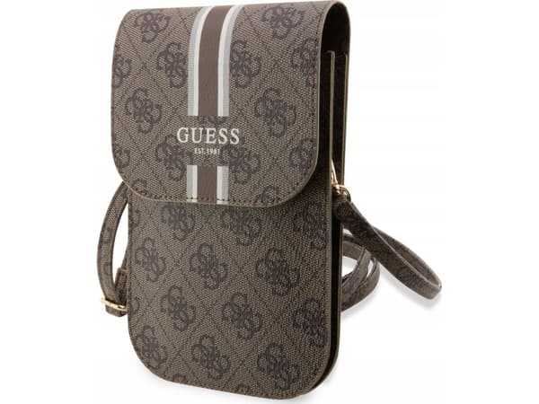 Etui Guess Bag GUWBP4RPSW Brun lommebok 4G Stripes