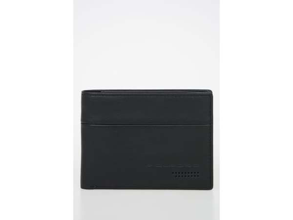 Piquadro Piquadro, Urban, Leather, Wallet, Coin Holder, PU257UB00R-N, Black, For Men For Men
