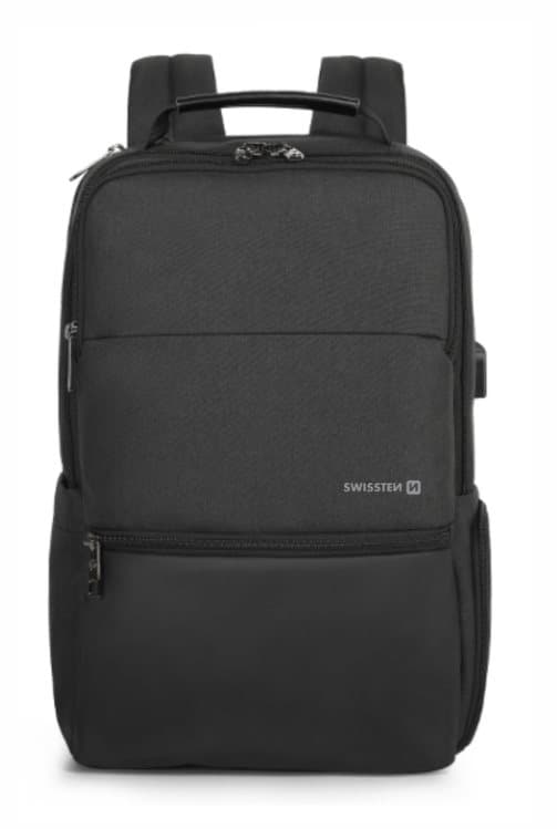 Swissten Laptop Backpack 15.6" with a USB port for charging your smartphone