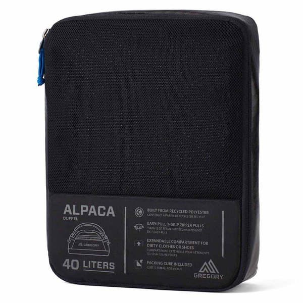 Gregory Alpaca 40l Reppu Musta