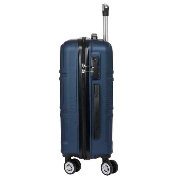 Safta Trolley Taske Travel Navy Blue Cabin 20 Twin Wheels Blå