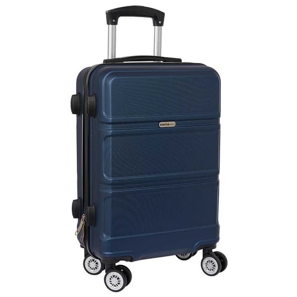 Safta Trolley Taske Travel Navy Blue Cabin 20 Twin Wheels Blå