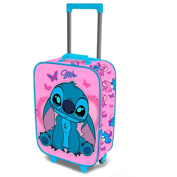 Karactermania Stitch Trolley 3d Adorable Disney Rosa