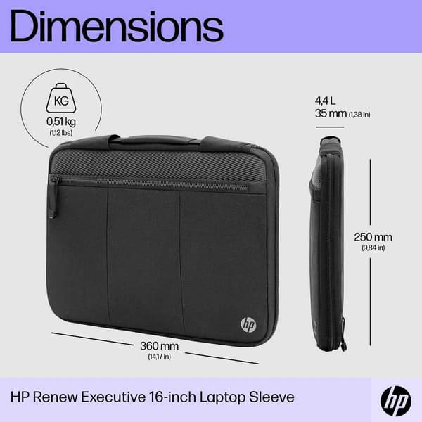 Hp Laptopmappe Renew Executive 14.1´´ Sort