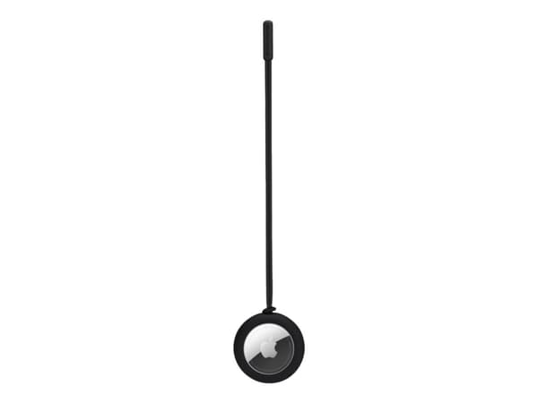 dbramante1928 Greenland - Säker hållare med rem för anti-förlust Bluetooth-tagg - nattsvart - för Apple AirTag