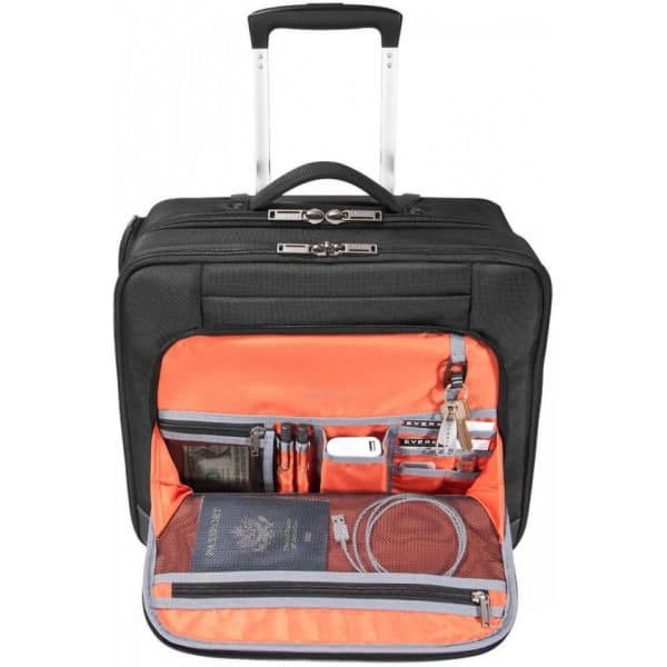 Everki Journey Laptop Trolley -lentolaukku, musta