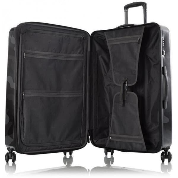 Heys Black Camo Fashion Spinner 76 cm -matkalaukku