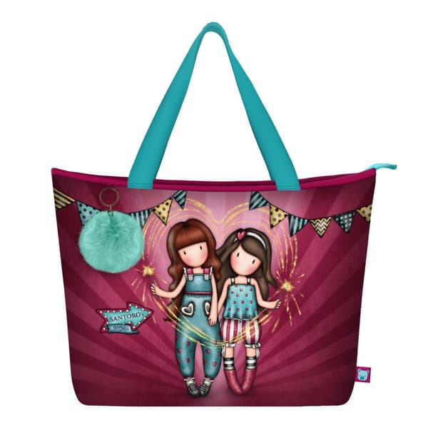 Gorjuss Fireworks Maroon Bag