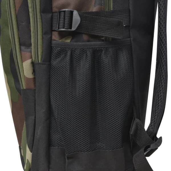 Skolryggsäck 40 L svart och kamouflage