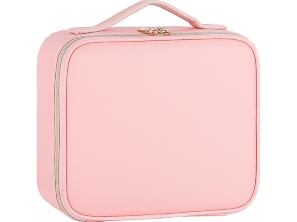 Osom Professional Case for kosmetikk med speil, rosa gullfarge OSOMP040RG