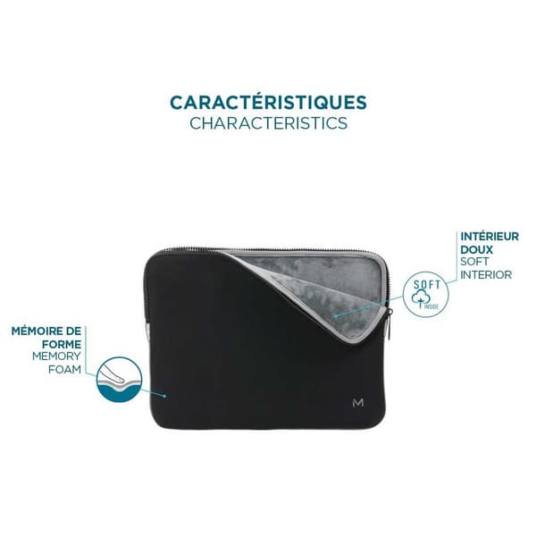 Mobilis Laptop Taske Memfoam 14´´ Sort