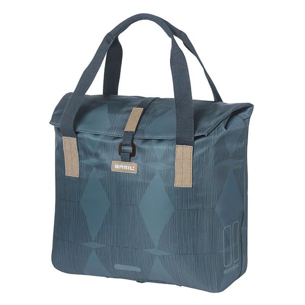 Basil Laukku Elegance Shopper Hook On 20-26l Sininen