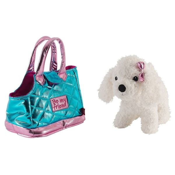 Han bag + plush blue Didi dog 28cm