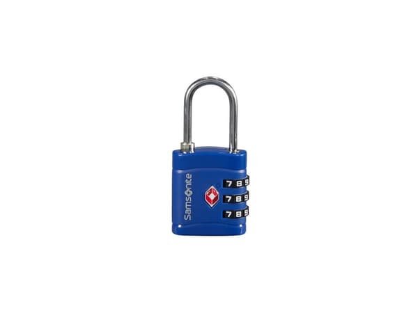 Samsonite 122290, Kombinasjonslås til koffert, Alle merker, Metall, Blå