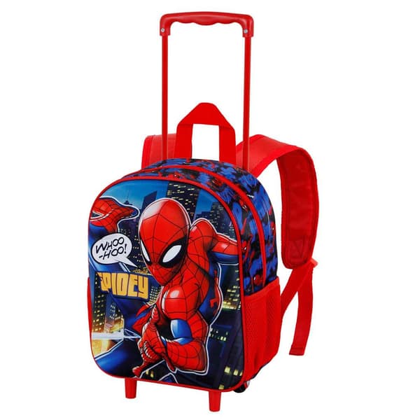 Karactermania Marvel Spiderman Mighty Small 3d-rygsæk Med Hjul Flerfarvet