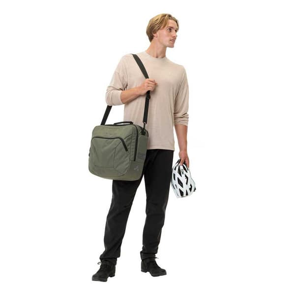 Vaude Bike Emessenger L Laukku Vihreä,Harmaa