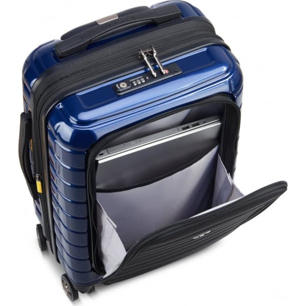 Delsey Shadow 5.0 Expandable Business 55 cm -resväska, blå/svart