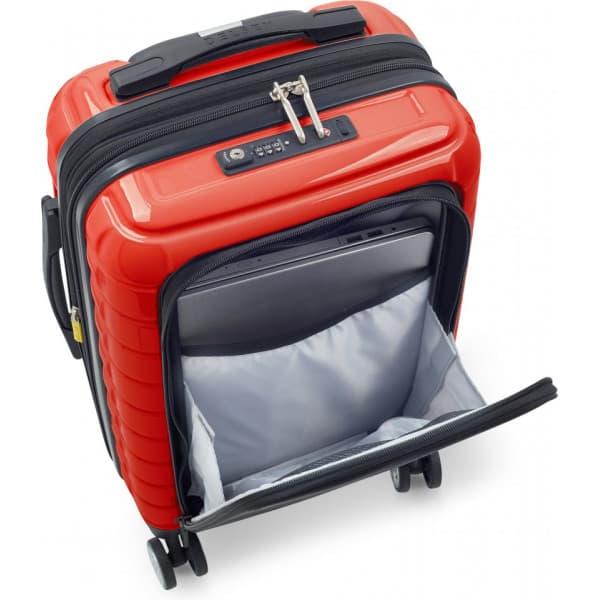 Delsey Shadow 5.0 Expandable Business 55 cm resväska, röd/svart