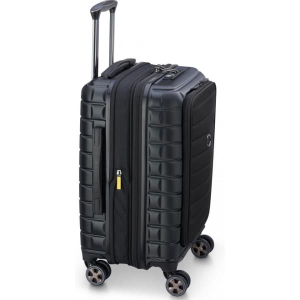 Delsey Shadow 5.0 Expandable Business 55 cm resväska, svart/svart