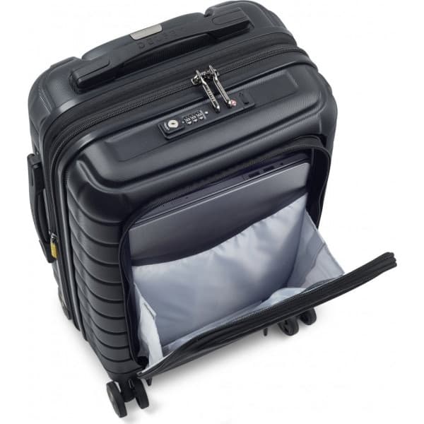 Delsey Shadow 5.0 Expandable Business 55 cm resväska, svart/svart