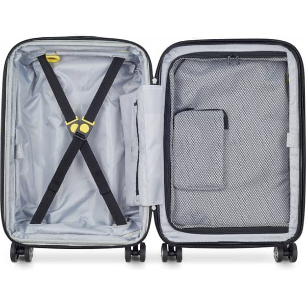 Delsey Shadow 5.0 Expandable Business 55 cm resväska, svart/svart