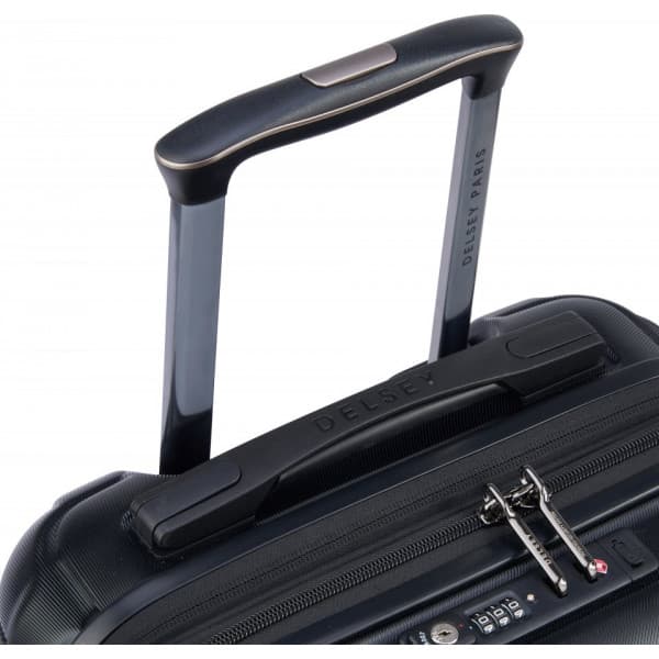 Delsey Shadow 5.0 Expandable Business 55 cm resväska, svart/svart
