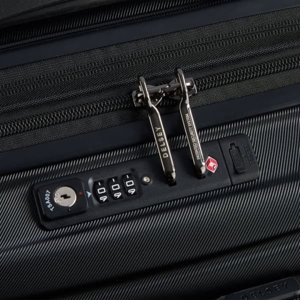 Delsey Shadow 5.0 Expandable Business 55 cm resväska, svart/svart
