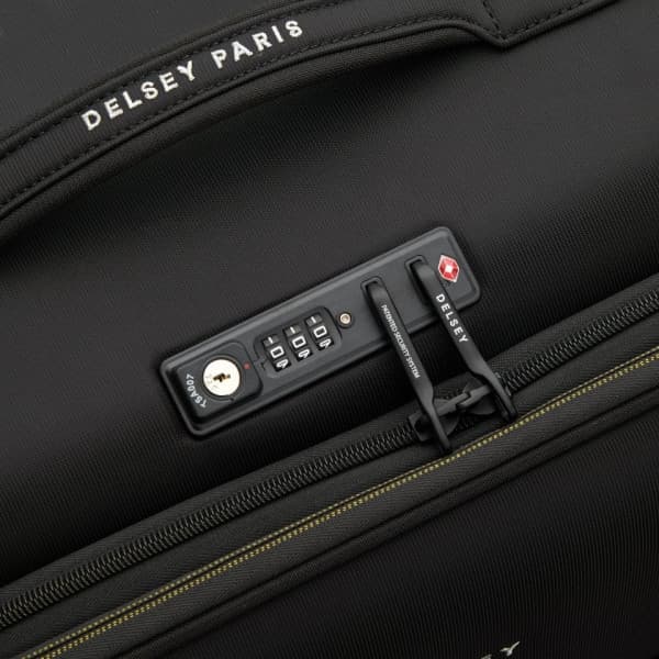 Delsey Brochant 3 4W Expandable 78 cm resväska, svart