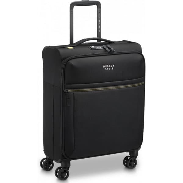 Delsey Brochant 3 Slim 4W 55 cm -matkalaukku, musta