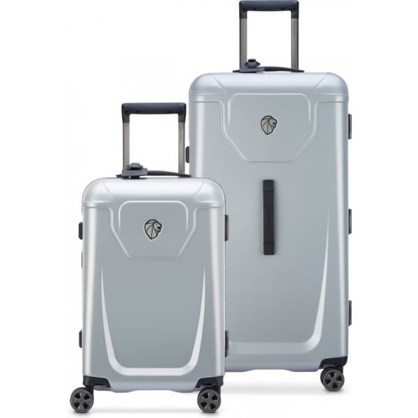 Delsey Peugeot Rejser 80 cm kuffert, sølv