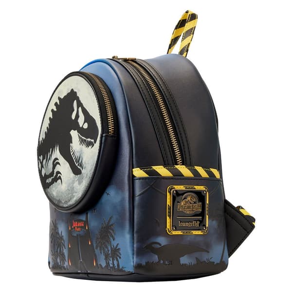 Loungefly Jurassic Park 30-års Jubilæumsrygsæk 26 Cm Grå
