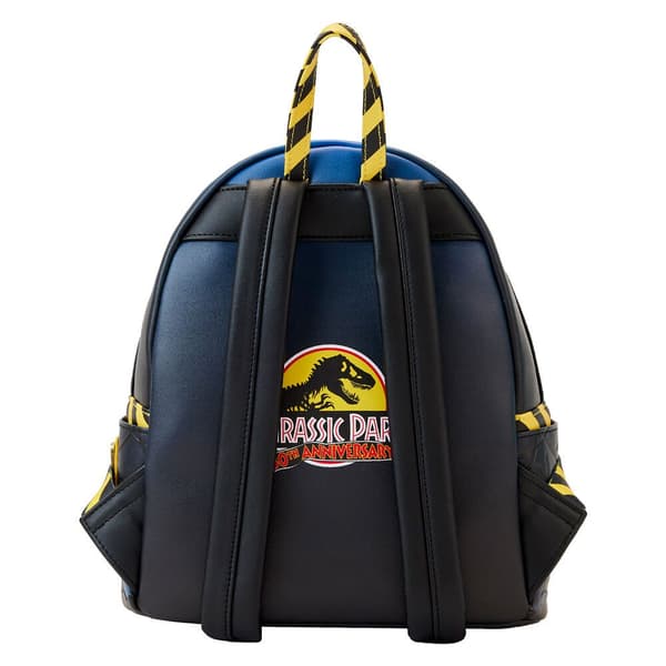Loungefly Jurassic Park 30-års Jubilæumsrygsæk 26 Cm Grå