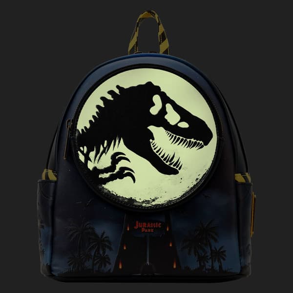 Loungefly Jurassic Park 30-års Jubilæumsrygsæk 26 Cm Grå