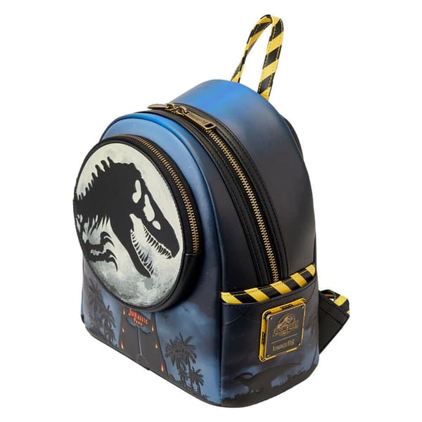 Loungefly Jurassic Park 30-års Jubilæumsrygsæk 26 Cm Grå