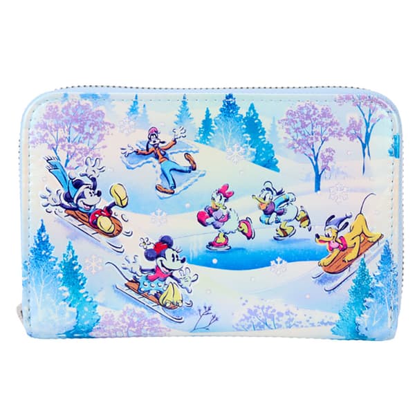 Loungefly Mickey Og Venner I Winter Paradise-pungen