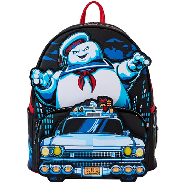 Loungefly Stay Puft-mini Reppu Jahtaa Ecto-1:tä