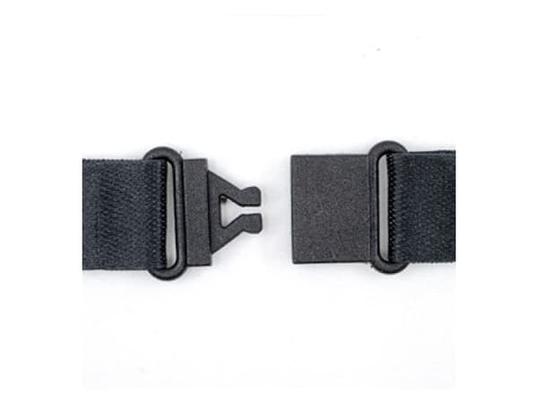 Avery 4842N, ID-hållare, Metall, Polyetentereftalat (PET), Svart, 15 mm, 440 mm, 10 styck