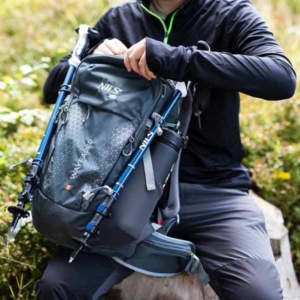 NC1925 GRÅ WAYFARER 35L NILS CAMP REJSERYGSÆK